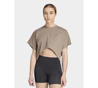 ADIDAS PERFORMANCE T-shirt fonctionnel 'PrimeLift' beige foncé / gris clair / rose, Taille L