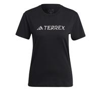 Adidas Logo Short Sleeve T-shirt Noir XS Femme