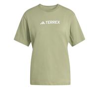 Adidas Terrex Classic Logo Short Sleeve T-shirt Vert S Femme