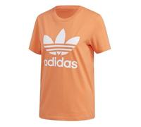 T-Shirt Femme - ADIDAS - Trefoil Tee S - Orange - Coton - Manches courtes 36