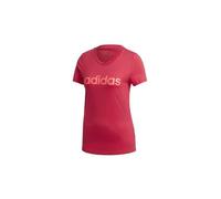 T-Shirt Femme - ADIDAS - W E Lin Slim - Rouge - Manches Courtes - Col Arrondi XS