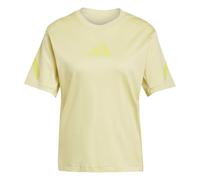 Adidas T-shirt femme Z.N.E. manches courtes Jaune Taille S