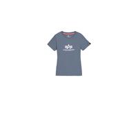 T-shirt femme Alpha Industries New Basic Bleu XS