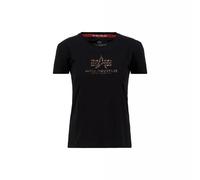 Alpha Industries New Basic Short Sleeve T-shirt Noir S Femme