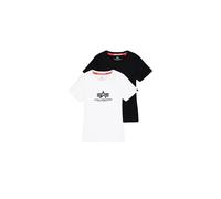 T-shirt femme Alpha Industries New Basic (x2) Noir S