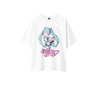 T-Shirt Femme Anime Hatsune Miku - Coupe Oversize, Impression Haute Définition française, Écoresponsable, Taille S disponnibles