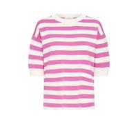 b.young Pull-over 'BYMMORLA' rose / blanc, Taille L