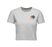 Black Diamond - Women's Faded Crop S/S Tee - T-shirt - XL - nickel heather