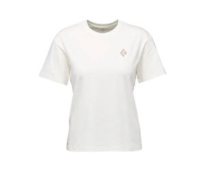T-shirt femme Black Diamond Heritage Bafge SS Blanc L