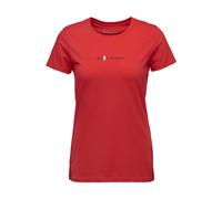 Black Diamond Heritage Wordmark Short Sleeve T-shirt Rouge L Femme