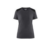 T-shirt femme Blåkläder 3479 Gris moyen/Noir Blaklader - 347910429699 L