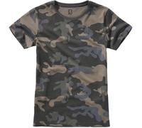 T-Shirt Femme - BRANDIT - Camouflage sombre - 100% Coton - Manches courtes - Taille standard XS