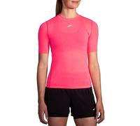T-shirt femme Brooks High Point manches courtes rose L