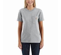 Carhartt - Women's Loose Fit Heavyweight S/S Pocket Cotton - T-shirt - XL - heather grey