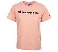 T-shirt Femme - CHAMPION - Crewneck - Rose - Manches courtes - Logo visible XS