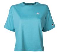 T-Shirt Femme Champion - Logo CML Champion, Coton, Crop Top, Col Rond, Ku...