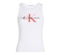 T-Shirt Femme - Ck Jeans - Archival Monologue Ri - Blanc - Regular - Manches courtes M