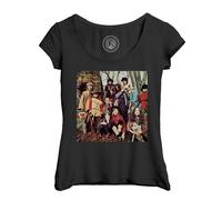 T-Shirt Femme Col Echancré Musique Incredible String Band Vieille Couverture Album Rétro Poster Vintage