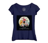 T-Shirt Femme Col Echancré Queen Freddie Mercury A Day At The Races Rock 80's