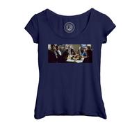 T-Shirt Femme Col Echancré Reservoir Dogs Braquage Banque Tarantino Tim Roth Cinema