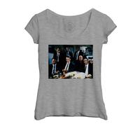 T-Shirt Femme Col Echancré Reservoir Dogs Full Cast Tarantino Tim Roth Cinema