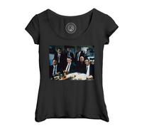 T-Shirt Femme Col Echancré Reservoir Dogs Full Cast Tarantino Tim Roth Cinema