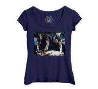 T-Shirt Femme Col Echancré Reservoir Dogs Full Cast Tarantino Tim Roth Cinema