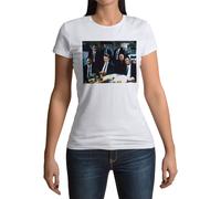 T-Shirt Femme Col Rond Reservoir Dogs Full Cast Tarantino Tim Roth Cinema