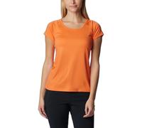 Columbia Peak To Point Ii Short Sleeve T-shirt Orange L Femme