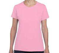 T-shirt Femme Coton Gildan Manches Courtes Style Décontracté Col Rond