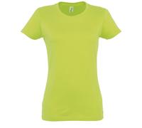 T-Shirt Femme Coton Manche Courte SOLs Col Ras du Cou Imperial