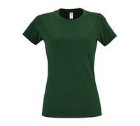 T-Shirt Femme Coton Manche Courte SOLs Col Ras du Cou Imperial