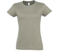 T-Shirt Femme Coton Manche Courte SOLs Col Ras du Cou Imperial
