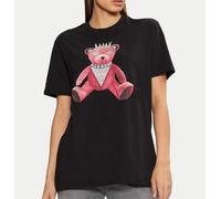 T-Shirt Femme Coton Manches Courtes GUESS W5RI30K9RM1 JBLK Noir