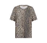 CULTURE T-shirt brun foncé / noir, Taille L