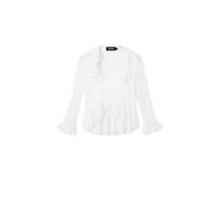 T-shirt Femme - DESIGUAL - Blanc - Coton - Manches courtes - Col arrondi M