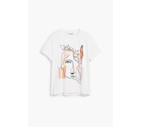 T-shirt femme Desigual Vilma Blanc M