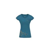 T-shirt Femme Direct Alpine Furry Lady émeraude (à flanc de colline) S