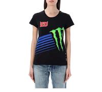 T-Shirt Femme Fabio Quartararo 20 Dual Big Monster Energy Officiel MotoGP - Noir - L