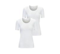 T-shirt femme Falke Daily Comfort (x2) Blanc L