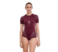 Falke Warm Round Neck W S/s TS Fil Fonctionnel séchage Rapide 1 pièce, Couche de Base supérieure Femme, Marron Mahogany 8344, S