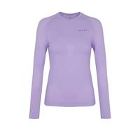 Falke Warm Round Neck W L/s SH Fil Fonctionnel séchage Rapide 1 pièce, Couche de Base supérieure Femme, Violet Light Lilac 6819, XL