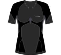 Falke Maillot de corps Warm femme - col rond, fil fonctionnel, séchage rapide, noir, XL