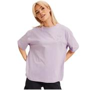 T-shirt femme FILA BALEE Oversized Tee - Jaune - Violet - Manches courtes - Col arrondi XS