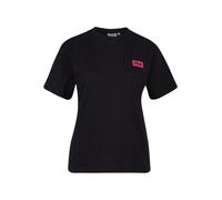 T-shirt Femme FILA uni - Manches 1/2 - Logo poitrine - Noir S