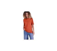 T shirt femme fox fox head orange