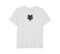 FOX Head T-Shirt Femme, Blanc/Noir, Taille M