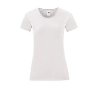T-shirt femme Fruit of the Loom Iconic 150 Blanc M