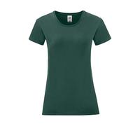 T-shirt femme Fruit of the Loom Iconic 150 Vert XS