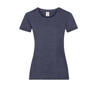 T-shirt femme Fruit of the Loom Valueweight Bleu 2XL